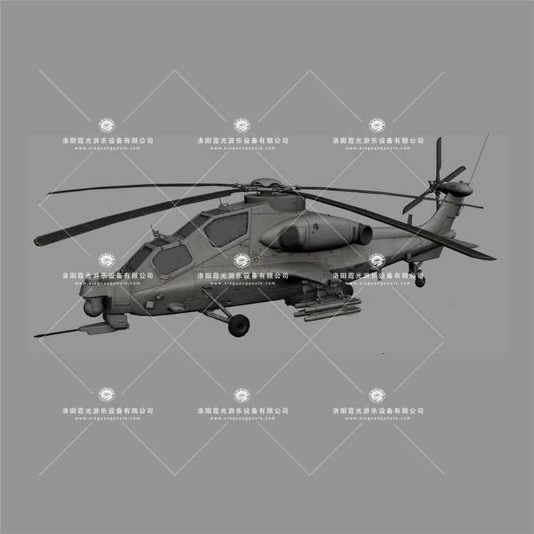 德江武装直升机3D模型